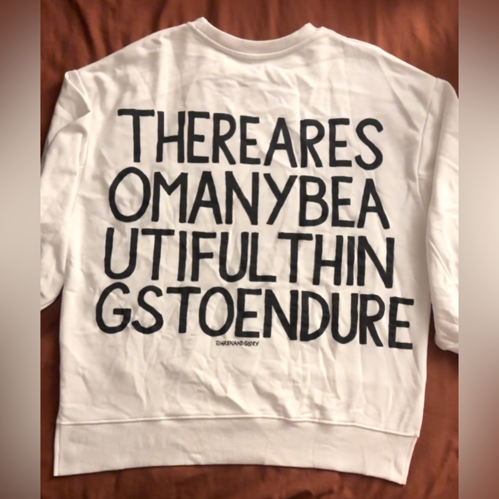 Wren + Glory White Sweatshirt